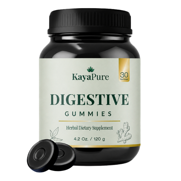 KayaPure Digestive Gummies with ginger and cumin